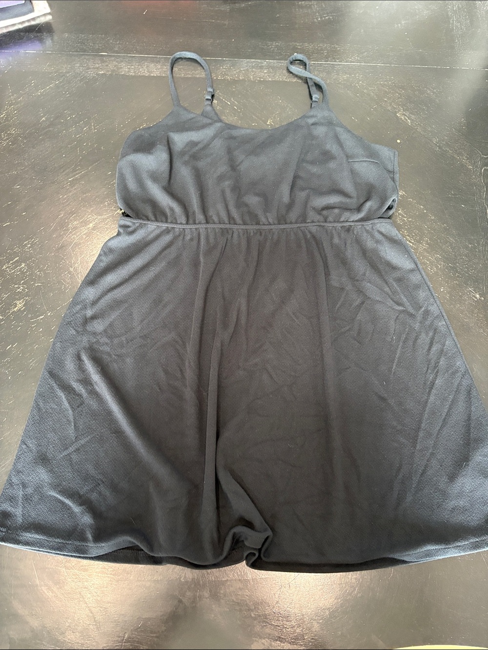 Volcom Black Sleeveless A-Line Dress